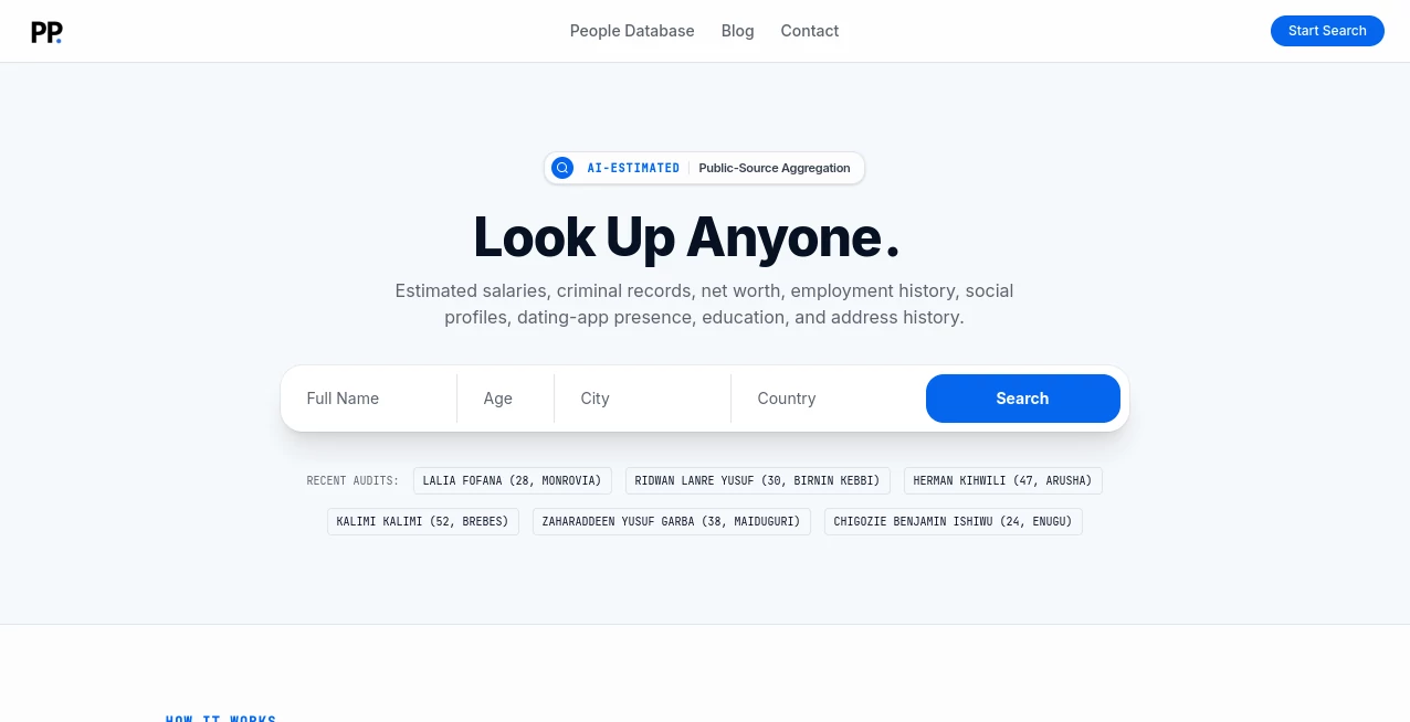 Screenshot of Person Pages – An AI tool in the ,AI Research Tool ,AI Life Assistant ,AI Recruiting ,AI Productivity Tools  category, showcasing its interface and key features.