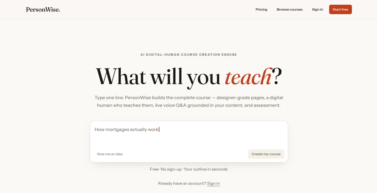 Screenshot of PersonWise – An AI tool in the ,AI Voice Chat Generator ,AI Chatbot ,AI Girlfriend ,AI Character  category, showcasing its interface and key features.