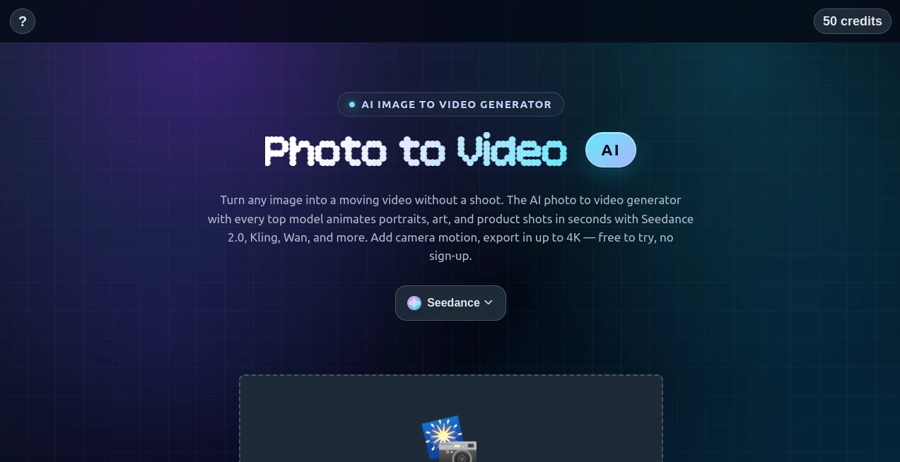 Screenshot of Photo2Video – An AI tool in the ,AI Animated Video ,AI Image to Video ,AI Video Generator ,AI Social Media Assistant  category, showcasing its interface and key features.