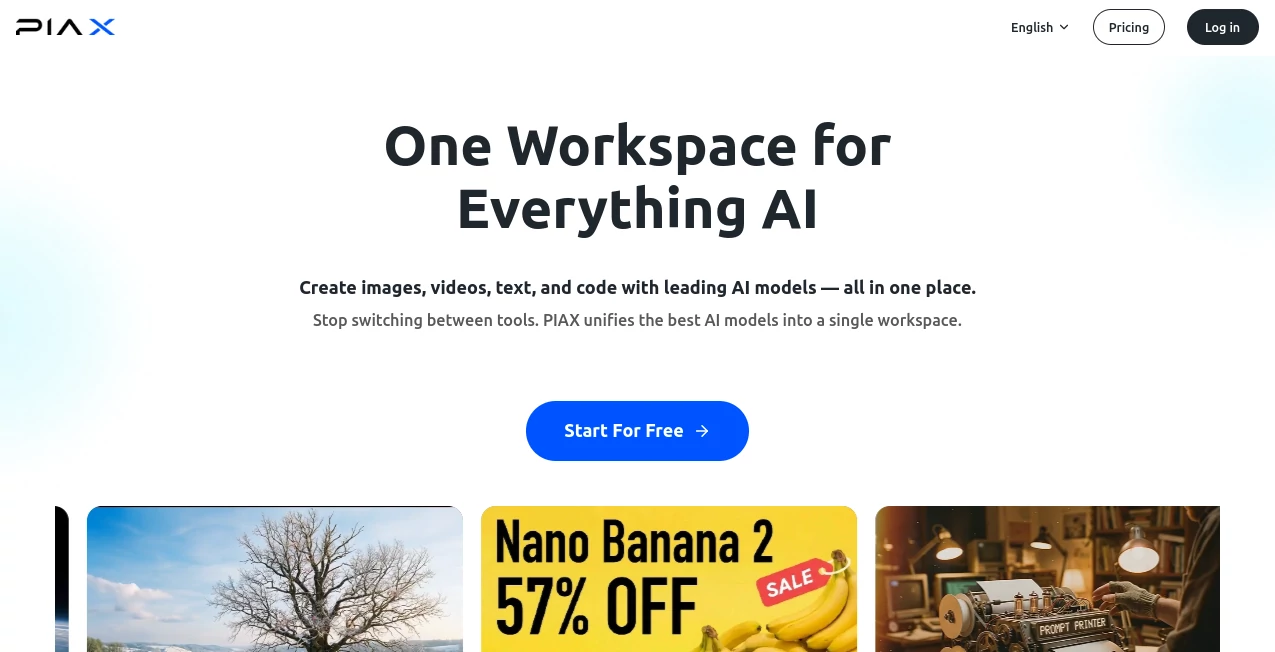 Screenshot of PIA X – An AI tool in the ,AI Photo & Image Generator ,AI Image to Image ,AI Art Generator ,AI Design Generator  category, showcasing its interface and key features.