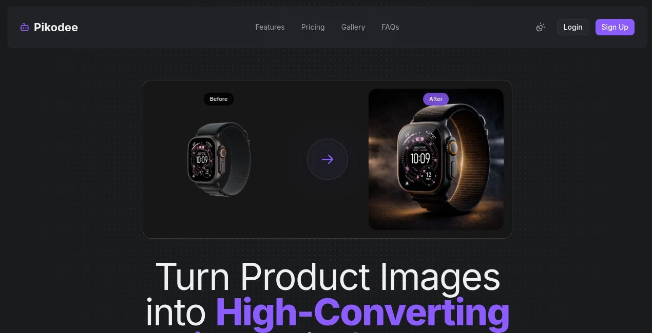 Screenshot of Pikodee – An AI tool in the ,AI Writing Assistants ,AI Content Generator ,AI Productivity Tools ,Marketing  category, showcasing its interface and key features.