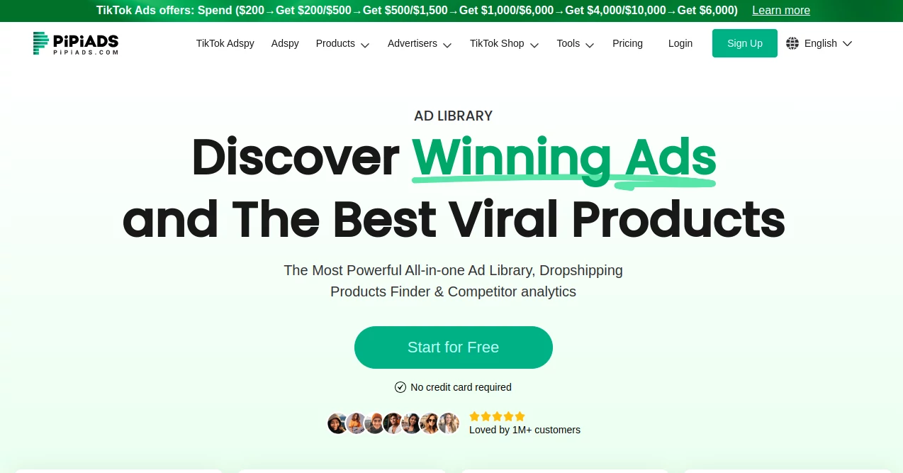Screenshot of PIPIADS – An AI tool in the ,AI Ad Creative Assistant ,AI Digital Marketing Generator ,AI Research Tool ,AI Advertising Assistant  category, showcasing its interface and key features.