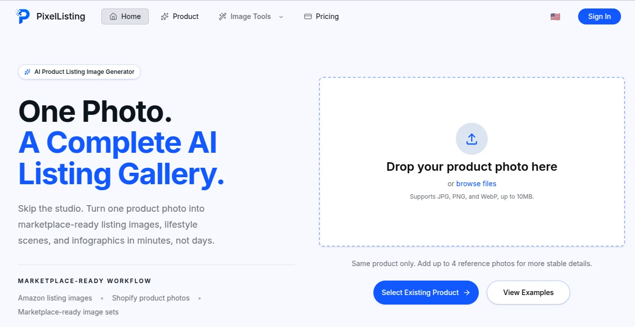 Screenshot of PixelListing – An AI tool in the ,AI Analytics Assistant ,AI Productivity Tools ,AI Documents Assistant ,Other  category, showcasing its interface and key features.