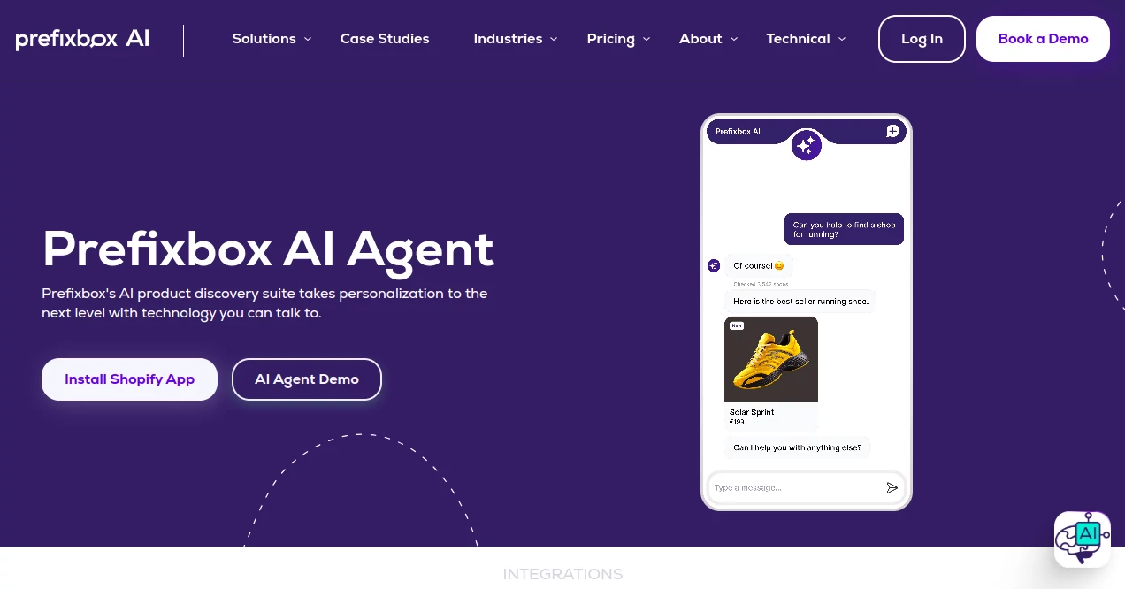 Screenshot of Prefixbox AI – An AI tool in the ,AI Product Description Generator ,AI E-commerce Assistant ,AI Search Engine  category, showcasing its interface and key features.