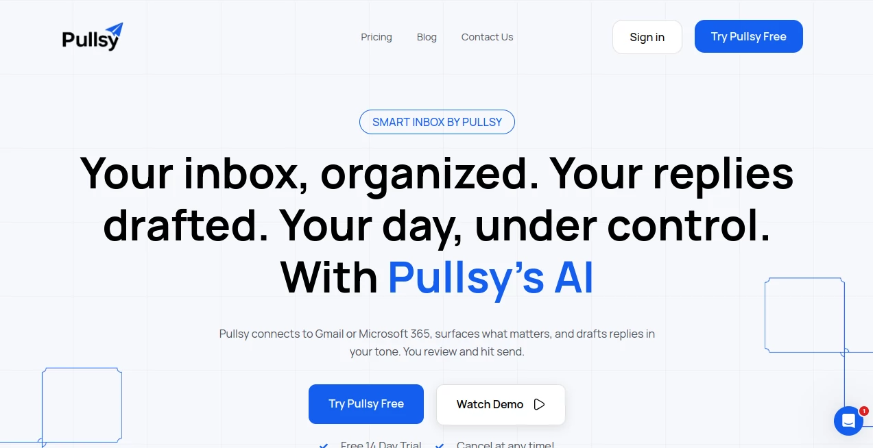 Screenshot of Pullsy – An AI tool in the ,AI Lead Generation ,AI Sales Assistant ,AI CRM Assistant ,Business  category, showcasing its interface and key features.