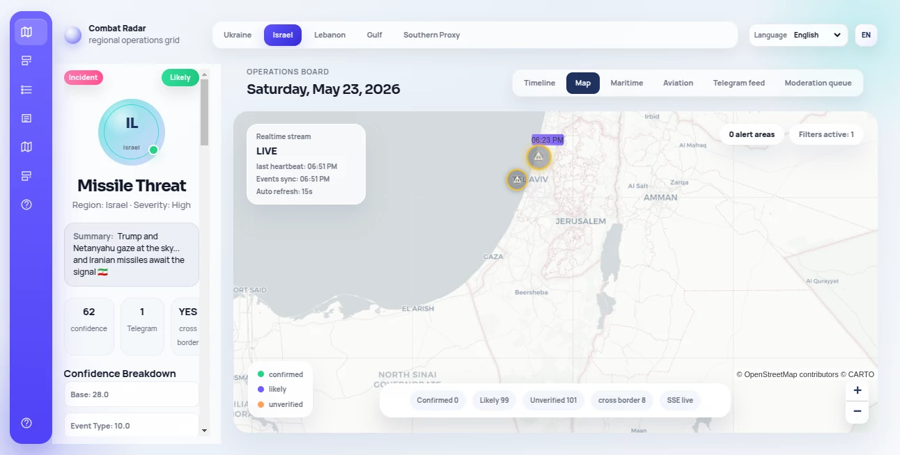 Screenshot of Radarix.ai – An AI tool in the ,AI Research Tool ,AI Analytics Assistant  category, showcasing its interface and key features.