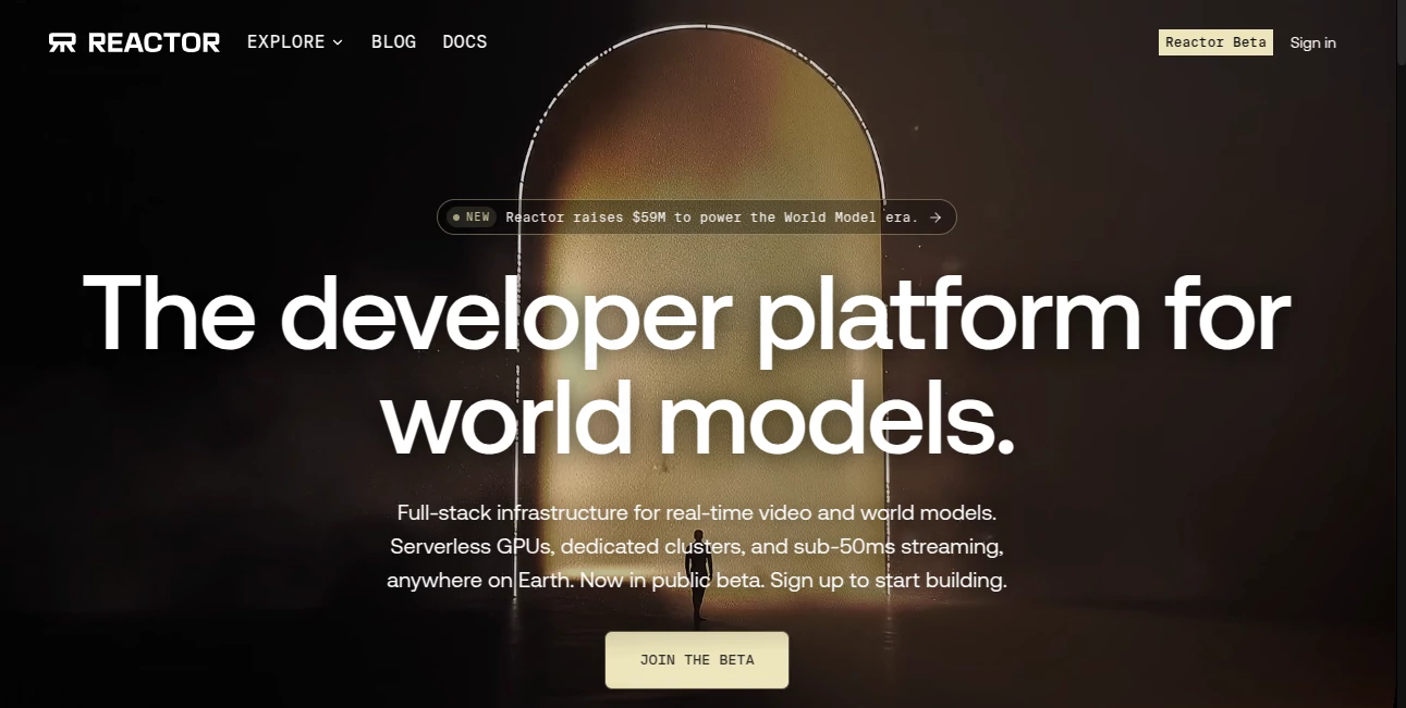 Screenshot of Reactor – An AI tool in the ,AI Video Generator ,AI API Design ,Large Language Models (LLMs) ,AI Developer Tools  category, showcasing its interface and key features.
