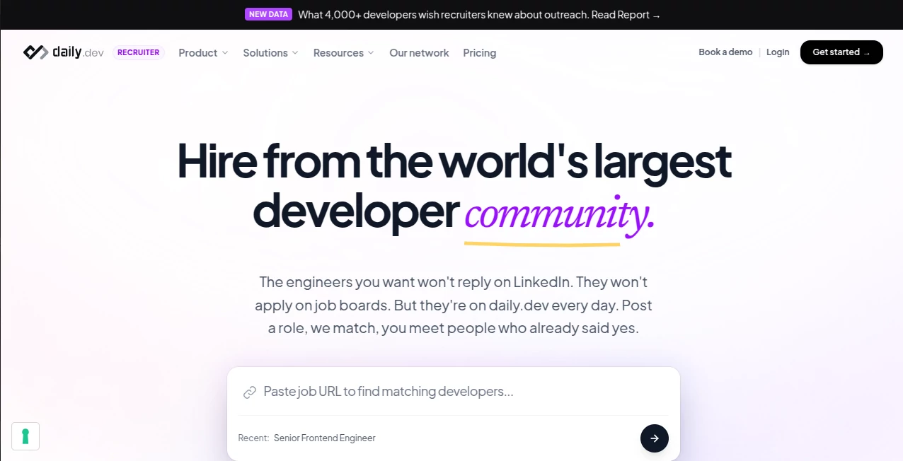 Screenshot of Recruiter – An AI tool in the ,AI Recruiting ,Other  category, showcasing its interface and key features.