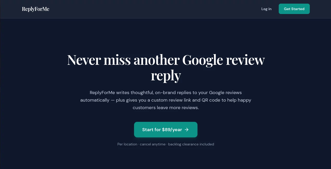 Screenshot of ReplyForMe – An AI tool in the ,AI Customer Service Assistant ,AI Reply Assistant  category, showcasing its interface and key features.