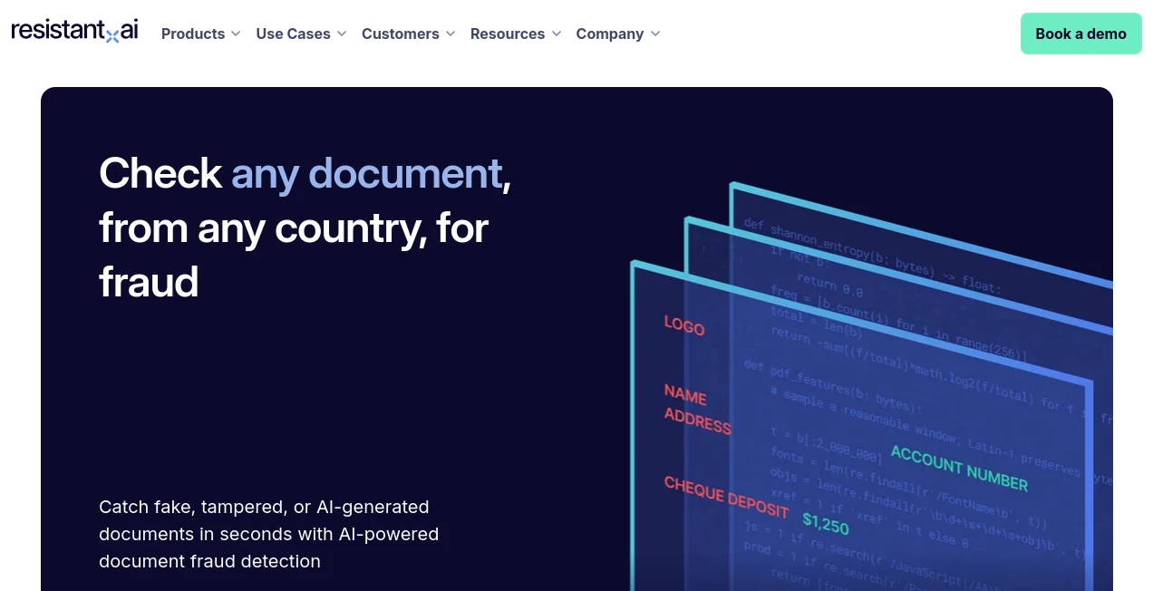 Screenshot of Resistant.ai – An AI tool in the ,AI Copywriting ,AI Writing Assistants ,AI Content Generator ,AI SEO Assistant  category, showcasing its interface and key features.