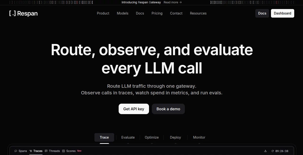 Screenshot of Respan AI – An AI tool in the ,AI Writing Assistants ,AI Content Generator ,AI SEO Assistant ,Marketing  category, showcasing its interface and key features.