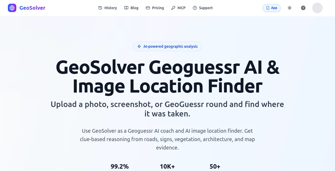 Screenshot of Reverse Image Location – An AI tool in the ,AI Image Recognition ,AI Developer Tools ,AI Search Engine ,AI Research Tool  category, showcasing its interface and key features.