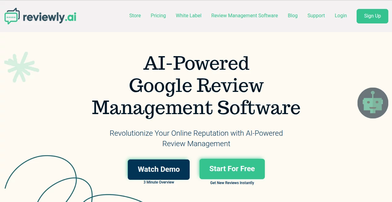 Screenshot of Reviewly – An AI tool in the ,AI Analytics Assistant ,AI Customer Service Assistant ,AI CRM Assistant ,AI Reviews Assistant  category, showcasing its interface and key features.