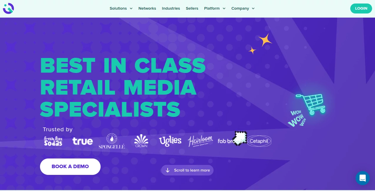 Screenshot of Retail Media IQ – An AI tool in the ,AI Content Generator ,AI Research Tool ,AI Analytics Assistant ,AI Marketing Plan Generator  category, showcasing its interface and key features.