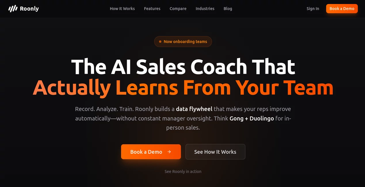 Screenshot of Roonly – An AI tool in the ,AI Speech to Text ,AI Sales Assistant ,AI Team Collaboration ,AI Meeting Assistant  category, showcasing its interface and key features.