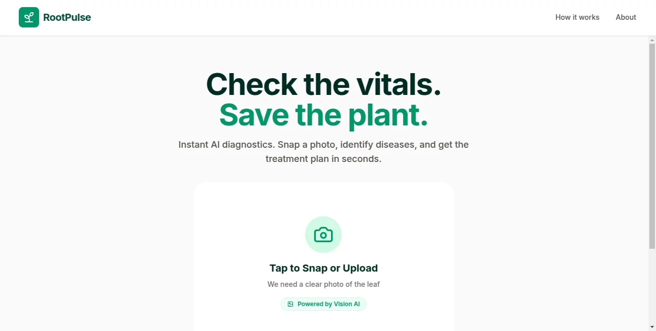 Screenshot of RootPulse – An AI tool in the ,AI Research Tool ,AI Analytics Assistant ,AI Developer Tools  category, showcasing its interface and key features.