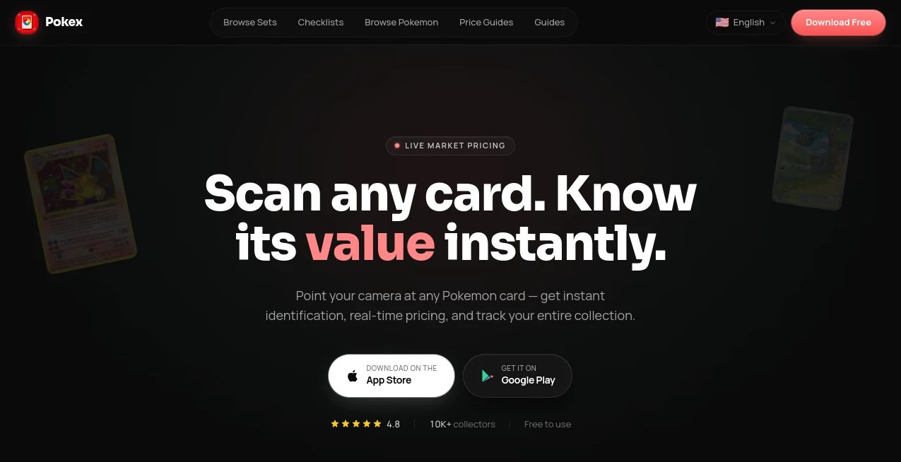 Screenshot of Pokex – An AI tool in the ,AI Image Recognition  category, showcasing its interface and key features.