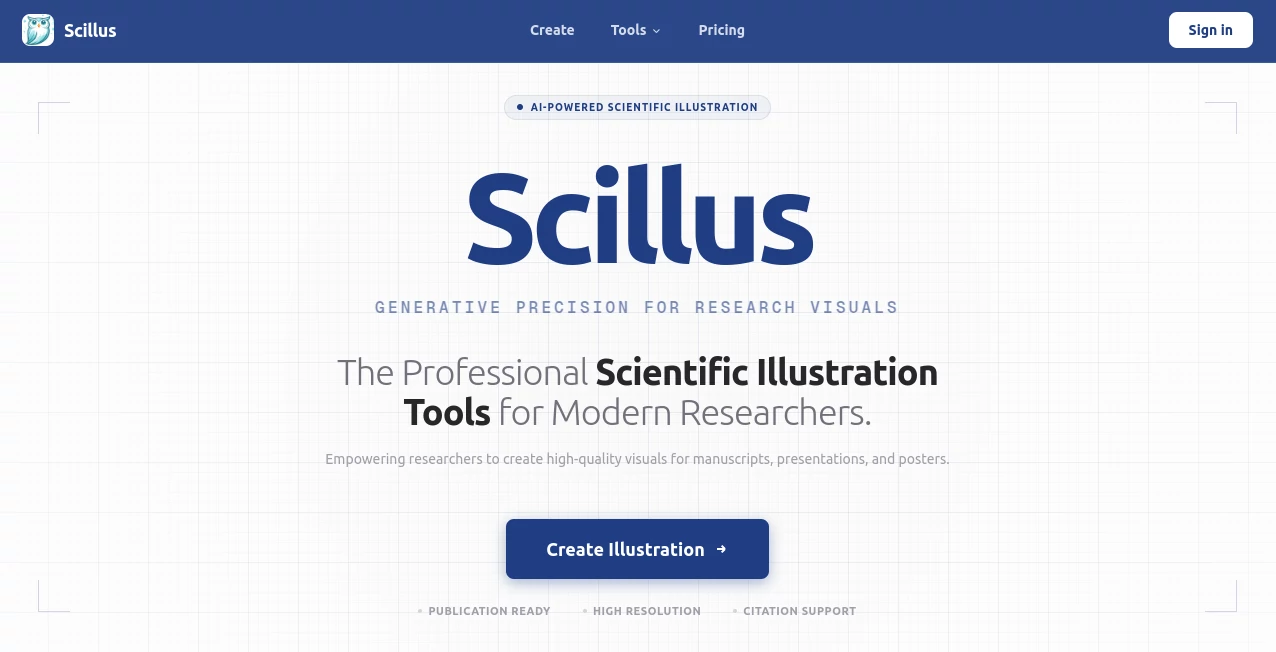 Screenshot of Scillus – An AI tool in the ,AI Code Assistant ,AI Code Generator ,AI Developer Docs ,AI Developer Tools  category, showcasing its interface and key features.