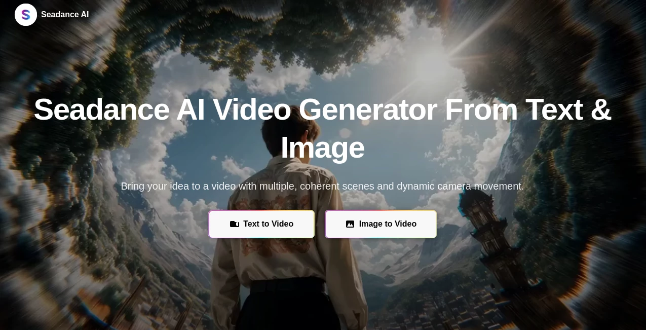 Screenshot of Seedacne 2 – An AI tool in the ,AI Animated Video ,AI Image to Video ,AI Text to Video ,AI Video Generator  category, showcasing its interface and key features.