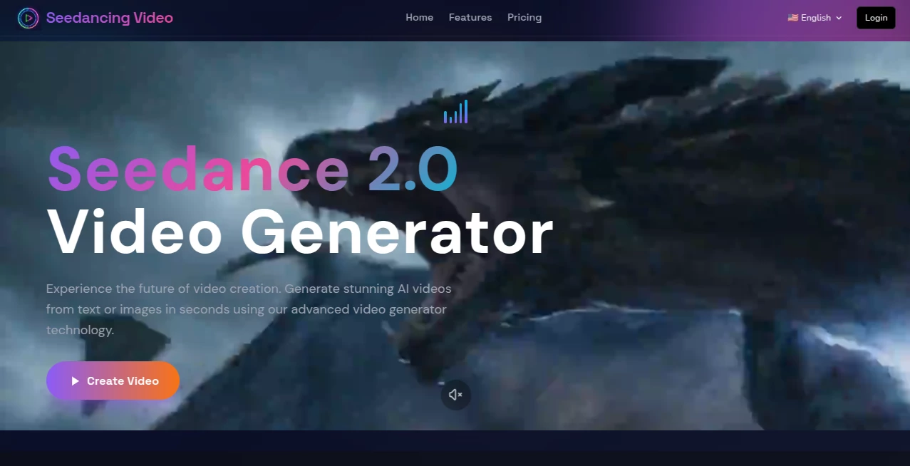 Screenshot of Seedance 2.0 AI – An AI tool in the ,AI Animated Video ,AI Image to Video ,AI Video Generator ,AI Text to Video  category, showcasing its interface and key features.