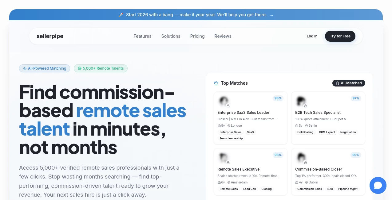 Screenshot of Sellerpipe – An AI tool in the ,AI Sales Assistant ,AI E-commerce Assistant ,AI Lead Generation ,AI Recruiting  category, showcasing its interface and key features.