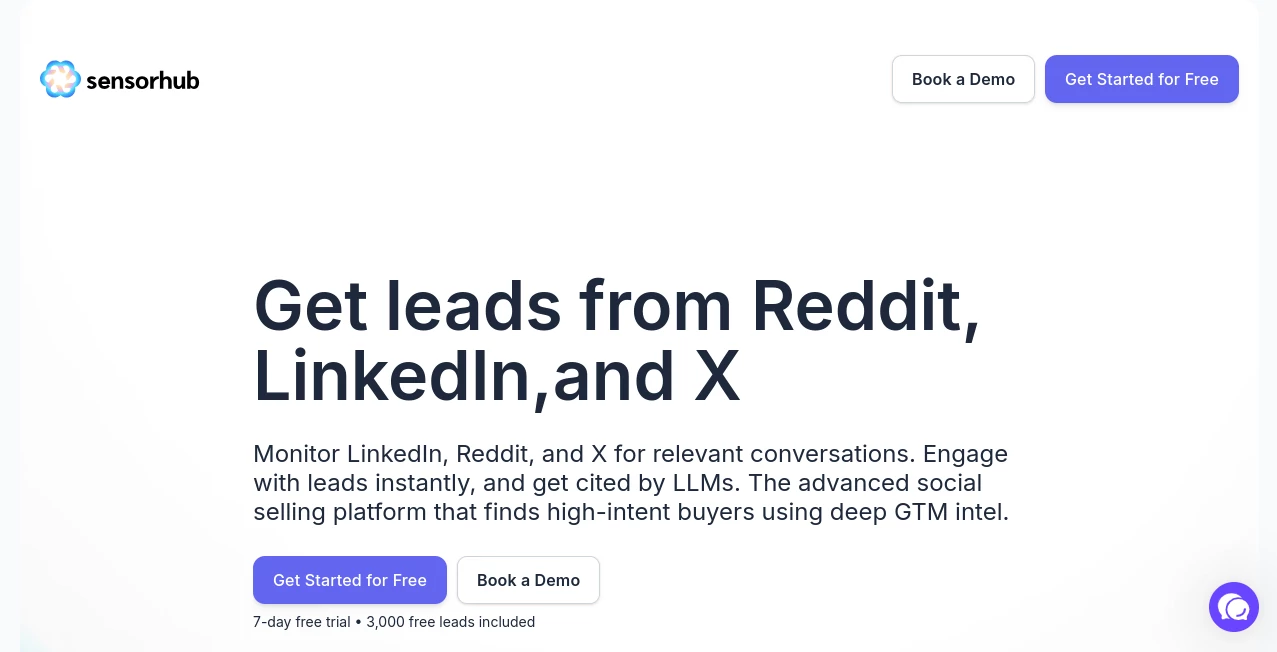 Screenshot of Sensorhub – An AI tool in the ,AI Research Tool ,AI Social Media Assistant ,AI Marketing Plan Generator ,AI Lead Generation  category, showcasing its interface and key features.