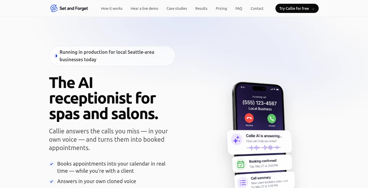 Screenshot of Set and Forget AI – An AI tool in the ,AI Social Media Assistant ,AI Marketing Plan Generator ,AI Productivity Tools ,AI Workflow Management  category, showcasing its interface and key features.