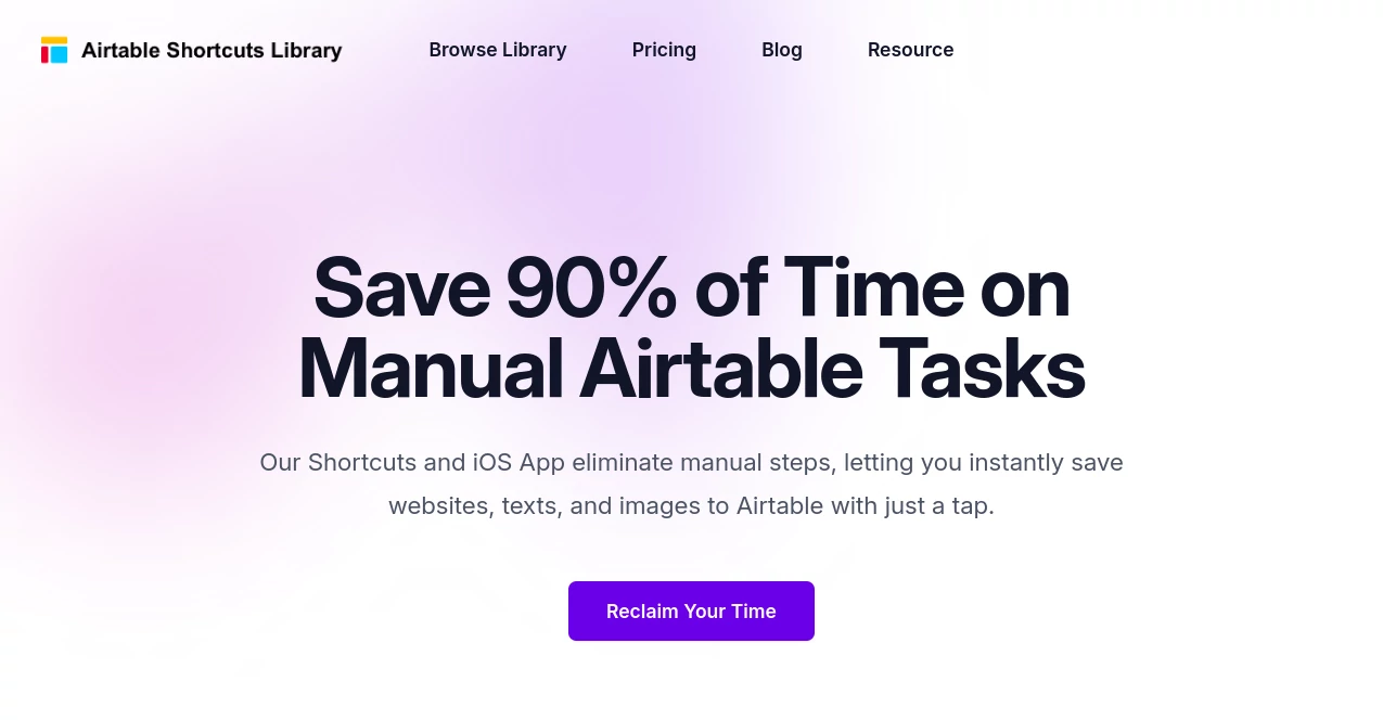 Screenshot of Airtable AI Shortcuts – An AI tool in the ,AI Productivity Tools  category, showcasing its interface and key features.
