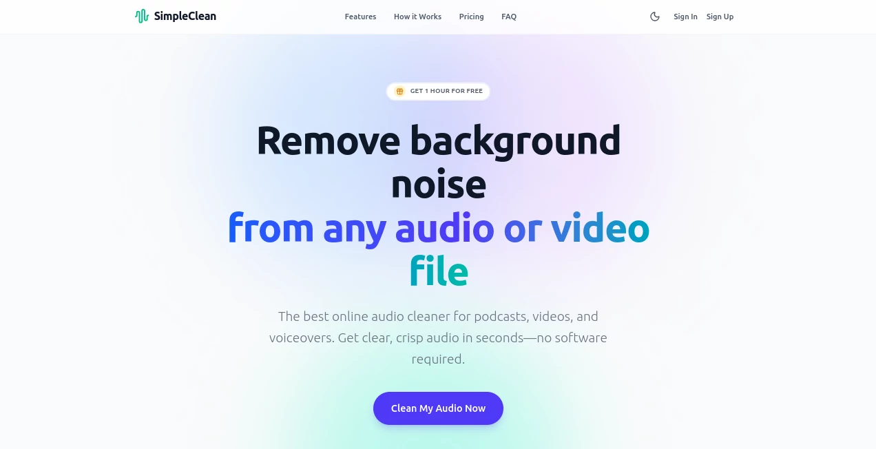 Screenshot of SimpleClean – An AI tool in the ,AI Photo & Image Generator ,Photo & Image Editor ,AI Background Remover ,AI Image to Image  category, showcasing its interface and key features.
