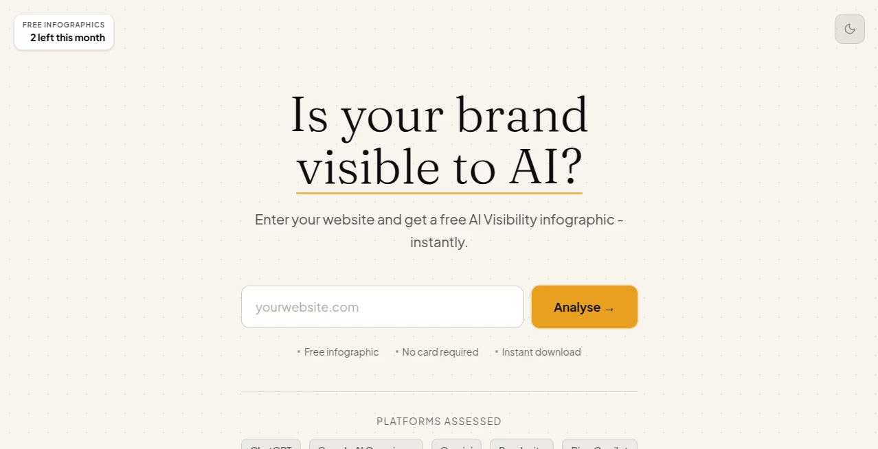 Screenshot of Sited – An AI tool in the ,AI Analytics Assistant ,AI SEO Assistant ,Business ,Marketing  category, showcasing its interface and key features.