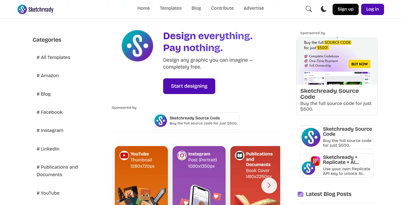 Screenshot of Sketchready – An AI tool in the ,Photo & Image Editor ,AI Graphic Design ,AI Design Generator ,AI Image to Image  category, showcasing its interface and key features.