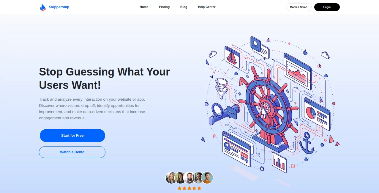 Screenshot of Skippership – An AI tool in the ,AI Workflow Management ,AI App Builder ,AI No-Code & Low-Code ,AI Developer Tools  category, showcasing its interface and key features.