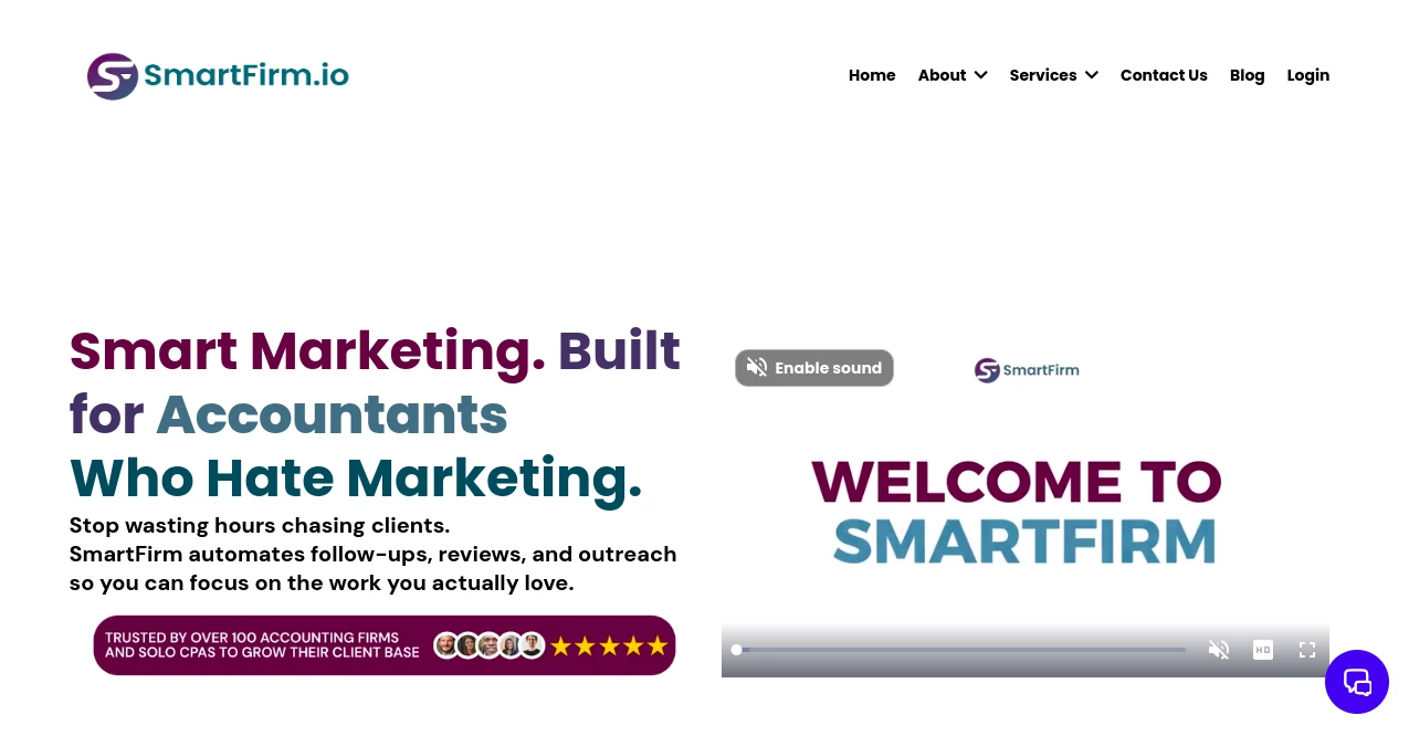 Screenshot of SmartFirm – An AI tool in the ,AI SEO Assistant ,AI Ad Generator ,AI Marketing Plan Generator ,AI Social Media Assistant  category, showcasing its interface and key features.