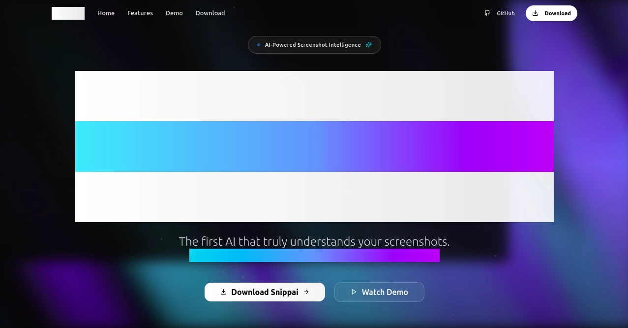 Screenshot of Snippai – An AI tool in the ,AI Summarizer  category, showcasing its interface and key features.