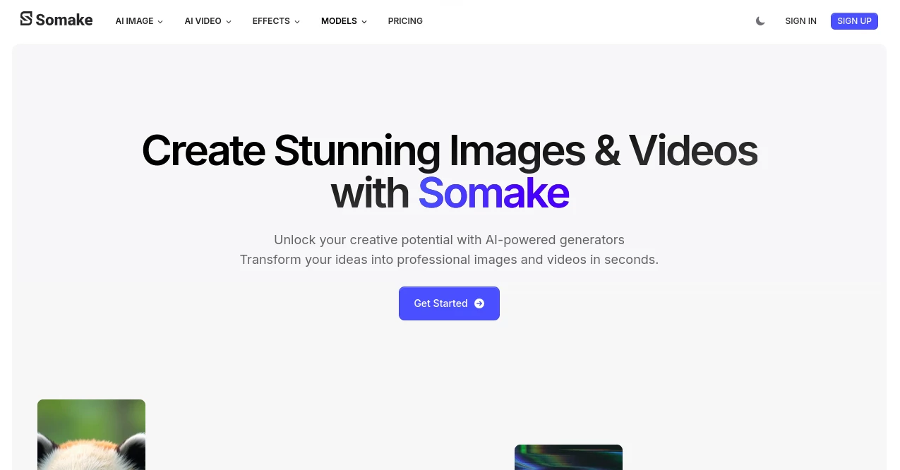 Screenshot of Somake AI – An AI tool in the ,AI Workflow Management ,AI Productivity Tools  category, showcasing its interface and key features.