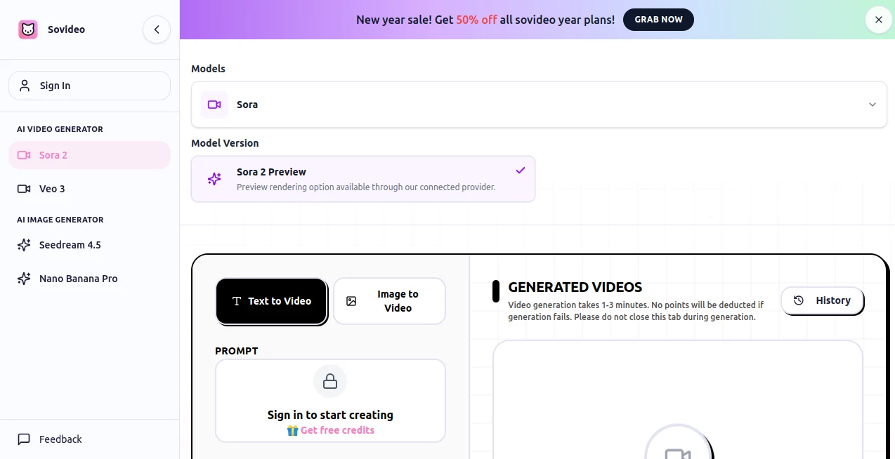 Screenshot of SoVideo – An AI tool in the ,AI Video Editor ,AI UGC Video Generator ,AI Video Generator ,AI Short Clips Generator  category, showcasing its interface and key features.