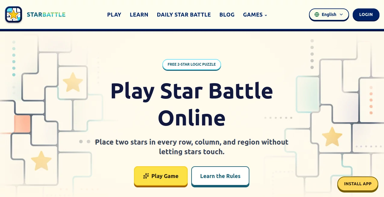 Screenshot of StarBattle Online – An AI tool in the ,AI Chatbot ,AI Life Assistant ,AI Fun Tools ,AI Game  category, showcasing its interface and key features.