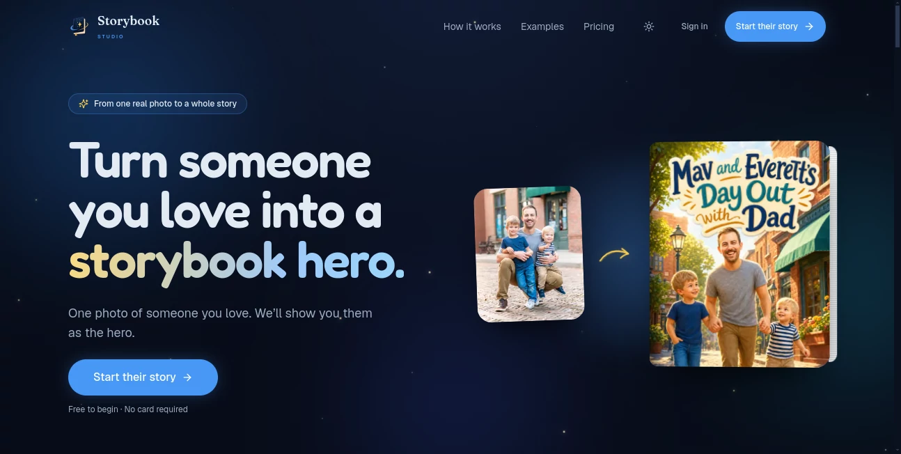 Screenshot of Storybook – An AI tool in the ,AI Book Writing ,AI Illustration Generator ,AI Story Writing  category, showcasing its interface and key features.