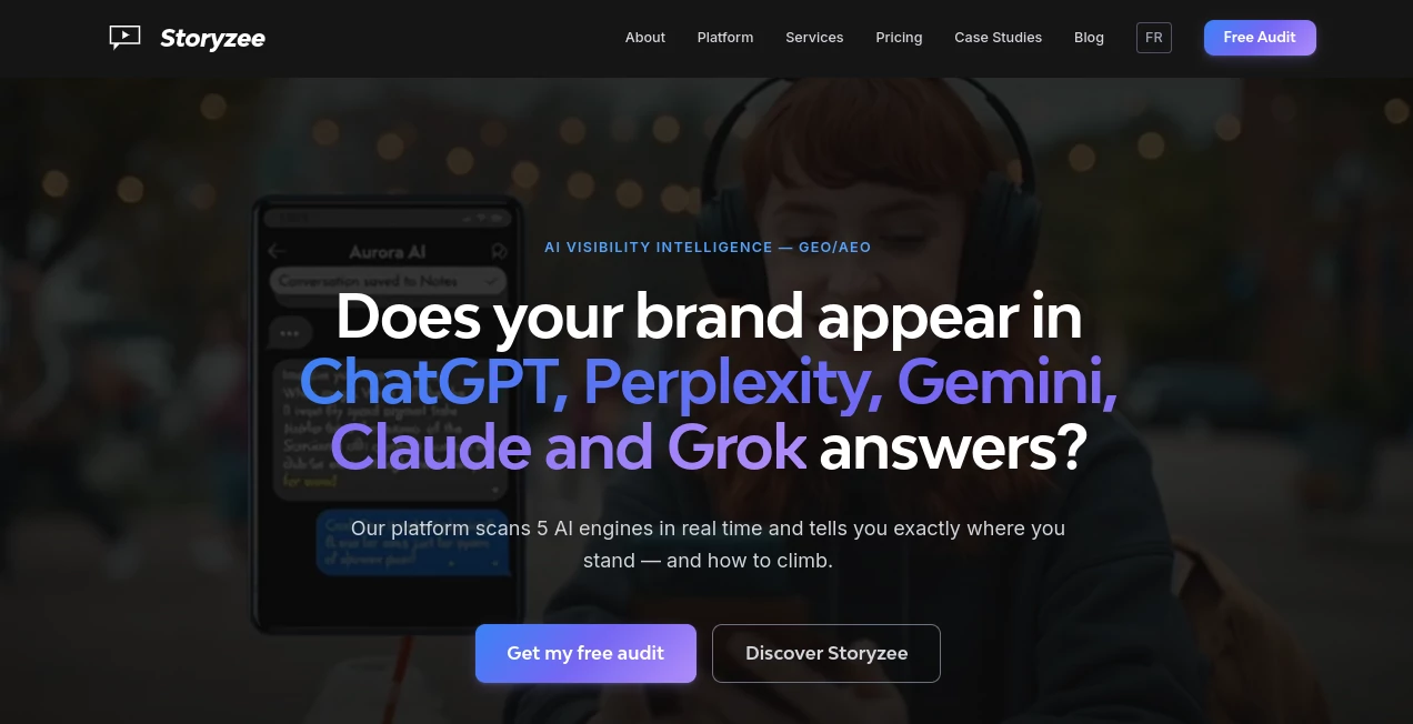 Screenshot of Storyzee – An AI tool in the ,AI Research Tool ,AI Analytics Assistant ,AI SEO Assistant ,AI Marketing Plan Generator  category, showcasing its interface and key features.
