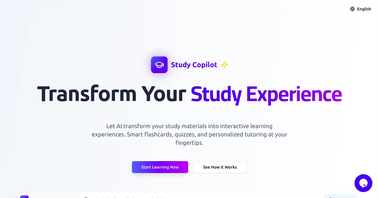 Screenshot of Student Copilot – An AI tool in the ,AI Tutorial ,AI Course ,AI Quizzes ,AI Homework Helper  category, showcasing its interface and key features.