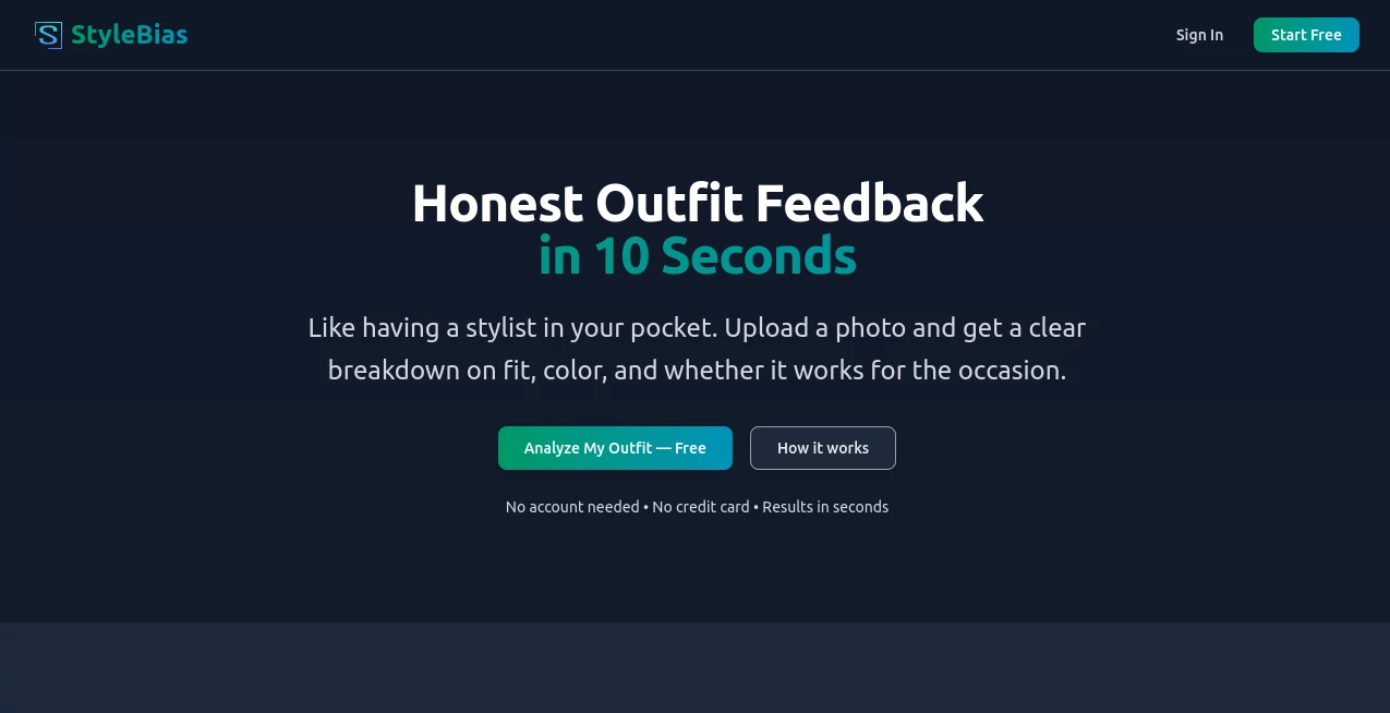 Screenshot of StyleBias – An AI tool in the ,AI SEO Assistant ,AI Content Detector ,AI Writing Assistants  category, showcasing its interface and key features.