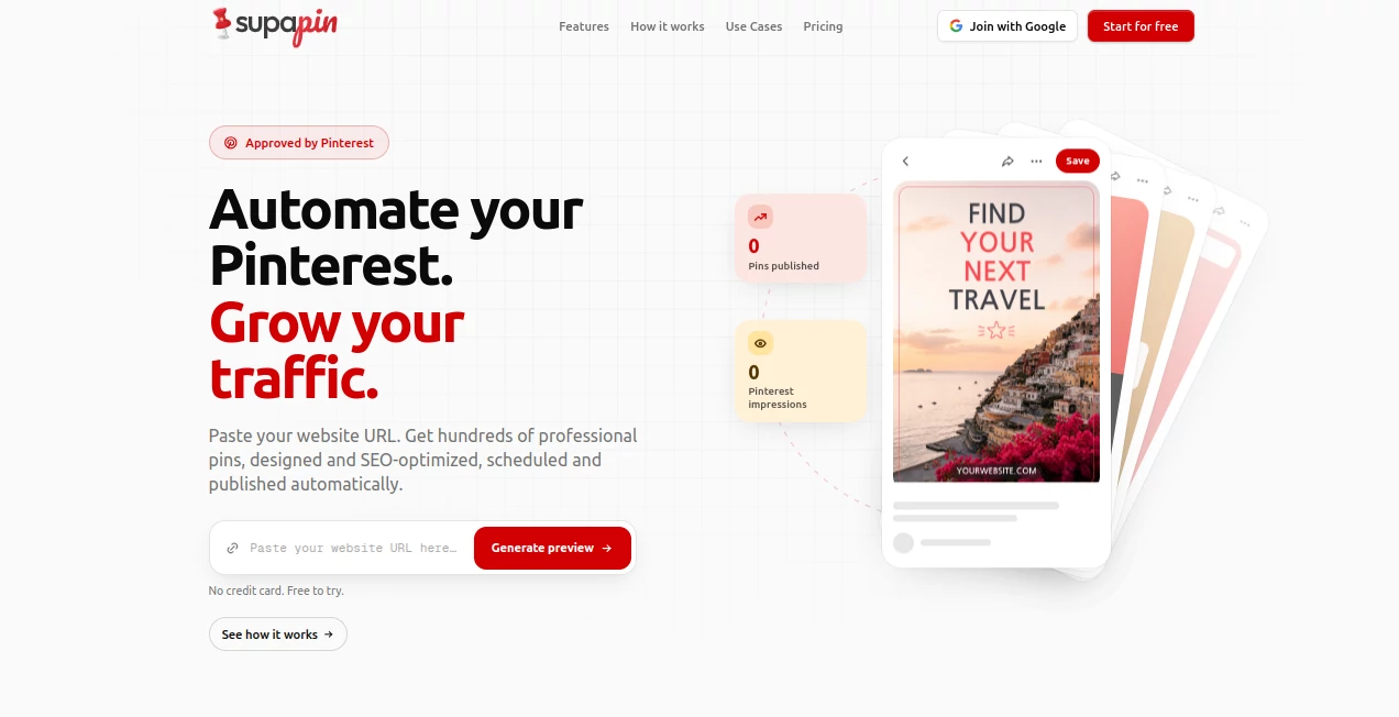 Screenshot of Supapin – An AI tool in the ,AI Content Generator ,AI Productivity Tools ,AI Copywriting ,AI Writing Assistants  category, showcasing its interface and key features.