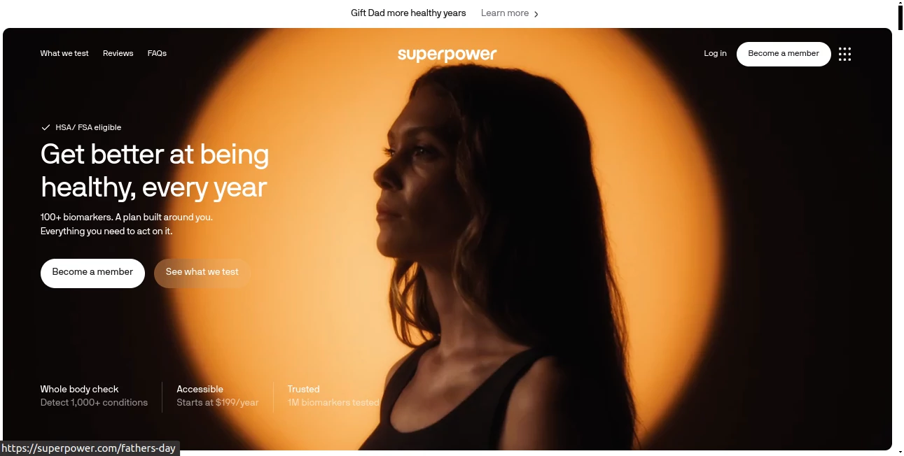 Screenshot of Superpower – An AI tool in the ,AI Research Tool ,AI Chatbot ,AI Life Assistant ,AI Healthcare  category, showcasing its interface and key features.