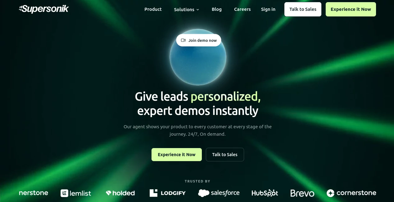 Screenshot of Supersonik – An AI tool in the ,AI Sales Assistant ,AI Chatbot ,AI Customer Service Assistant ,AI Productivity Tools  category, showcasing its interface and key features.
