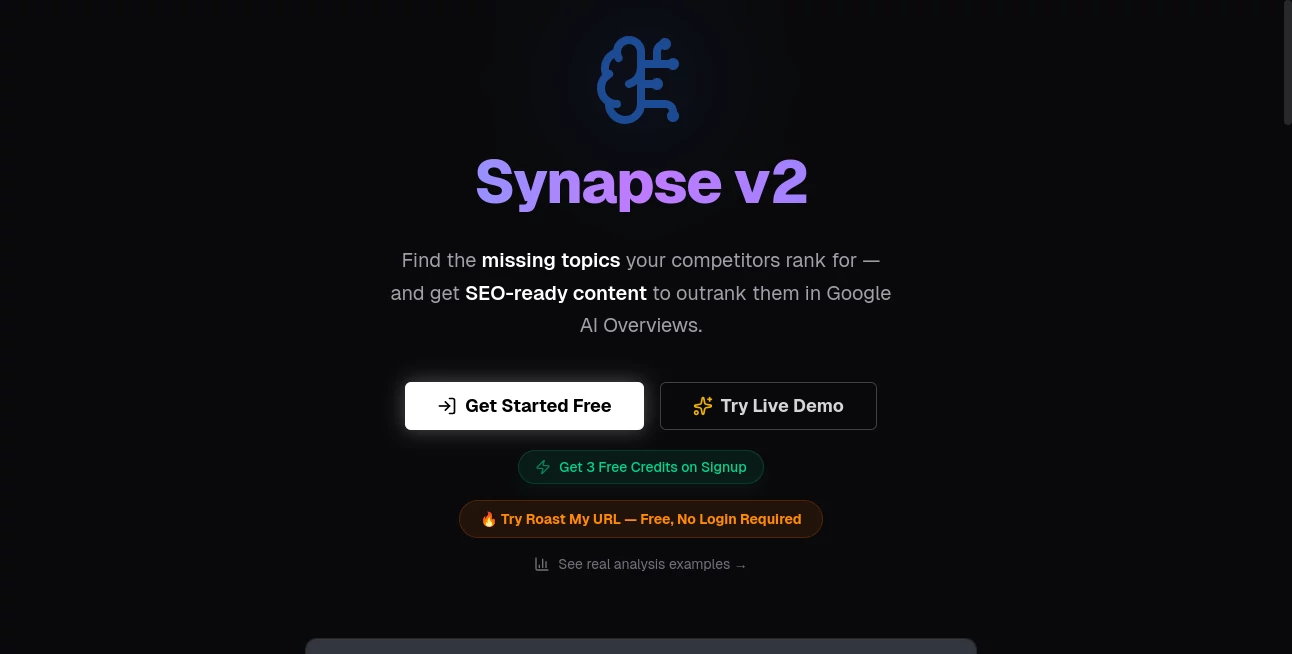 Screenshot of Synapse Cloudnerve – An AI tool in the ,AI Developer Tools ,AI Knowledge Base ,AI Productivity Tools ,AI Workflow Management  category, showcasing its interface and key features.