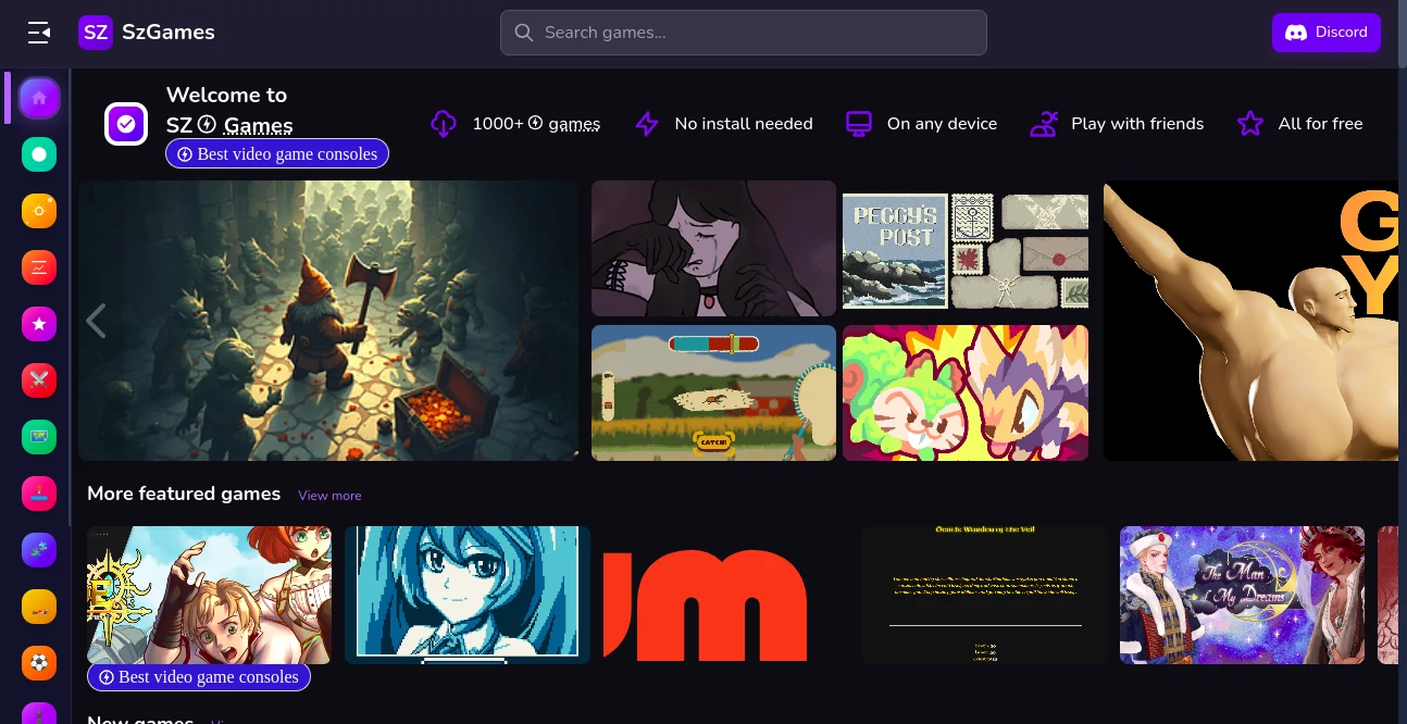 Screenshot of sz-games – An AI tool in the ,AI Game  category, showcasing its interface and key features.