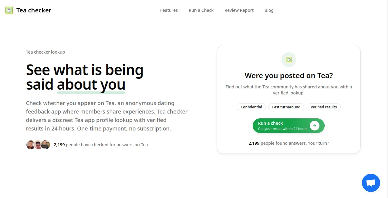 Screenshot of Tea Checker – An AI tool in the ,Other  category, showcasing its interface and key features.