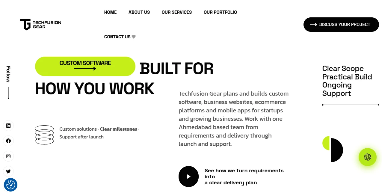 Screenshot of Techfusion Gear – An AI tool in the ,AI SEO Assistant ,AI Graphic Design ,AI Developer Tools ,Other  category, showcasing its interface and key features.