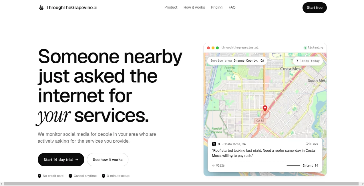Screenshot of ThroughTheGrapevineAI – An AI tool in the ,AI Knowledge Management ,AI Productivity Tools ,AI Team Collaboration ,AI Chatbot  category, showcasing its interface and key features.