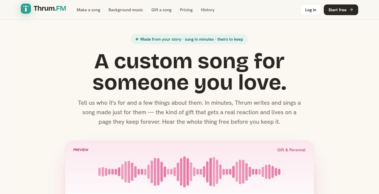 Screenshot of Thrum.FM – An AI tool in the ,AI Workflow Management ,AI Code Assistant ,AI Team Collaboration ,AI Developer Tools  category, showcasing its interface and key features.